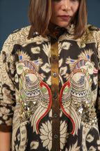 KALAM COTTON SILK CO-ORD SET