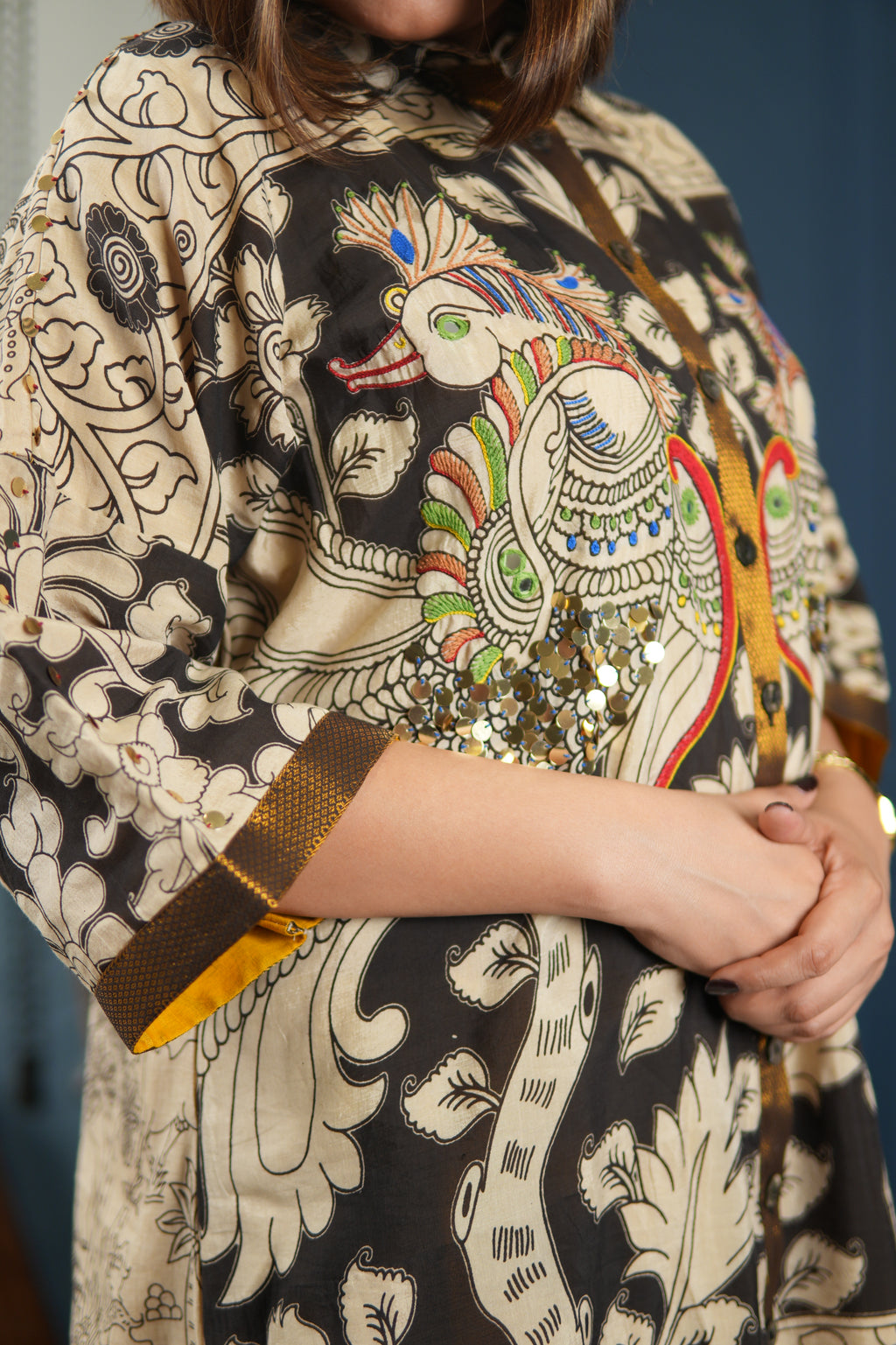 KALAM COTTON SILK CO-ORD SET