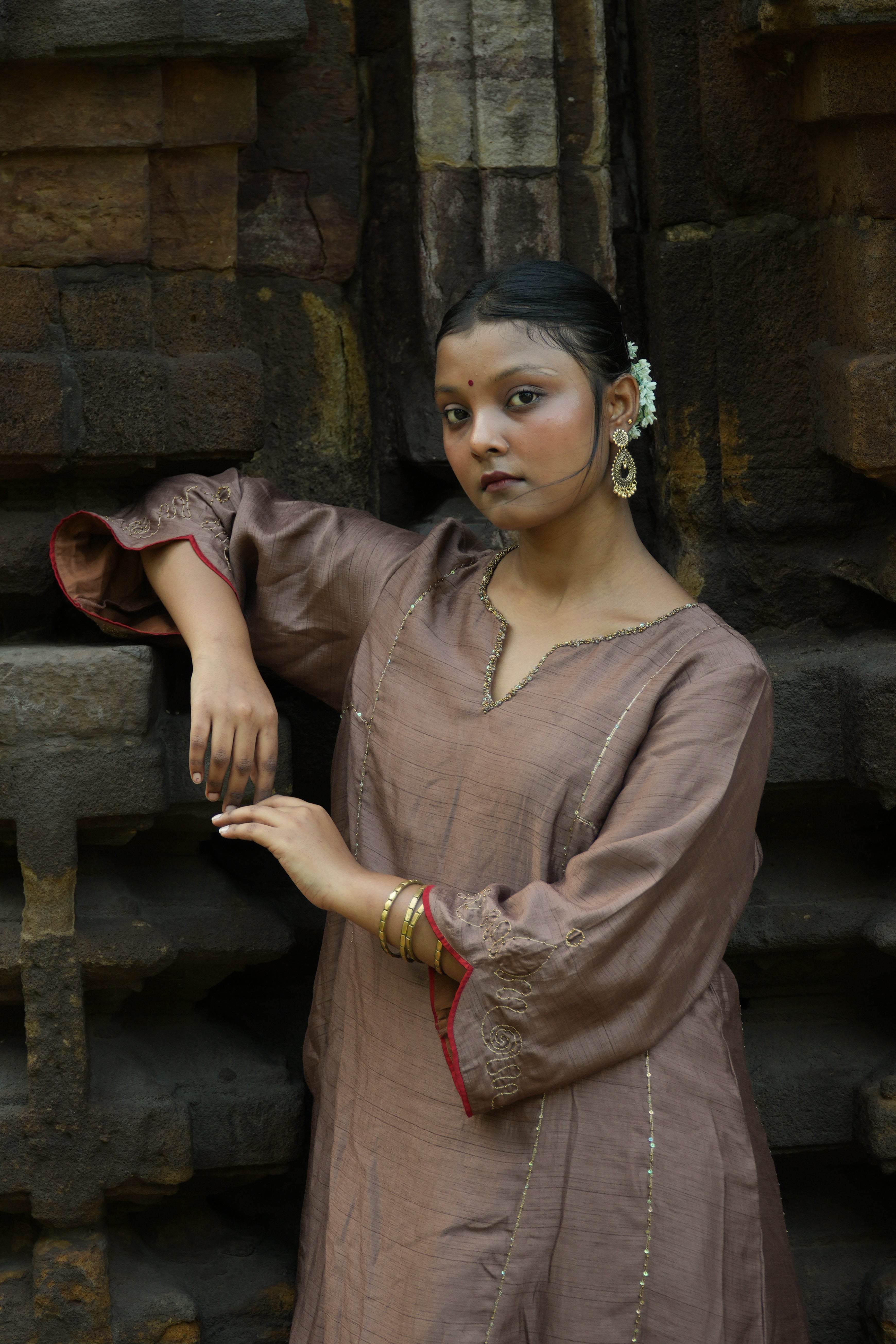 SAUMYA A-Line Kalidaar Kurta and Pants
