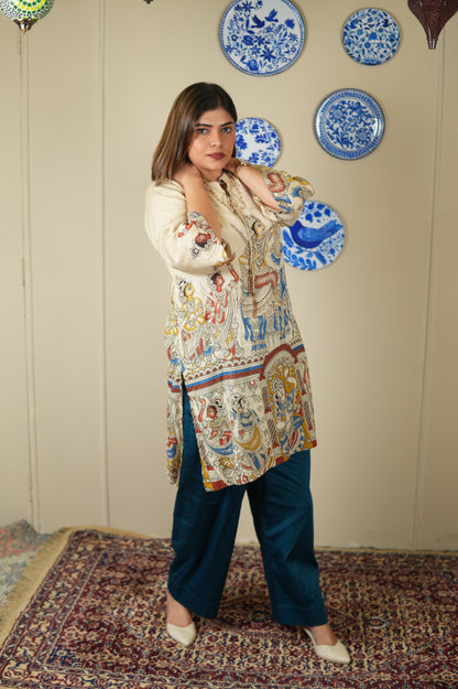 NEEL KESAR SHORT KURTA SET