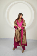 Noor-e-Firoza Mashru Kurta Set for Women