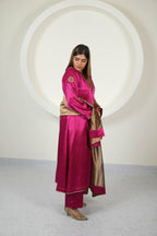 Noor-e-Firoza Mashru Kurta Set for Women