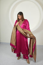 Noor-e-Firoza Mashru Kurta Set for Women