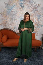 Noor-e-Sabz Emerald Modal Silk Kurta Set