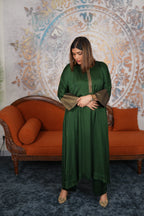 Noor-e-Sabz Emerald Modal Silk Kurta Set