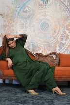 Noor-e-Sabz Emerald Modal Silk Kurta Set