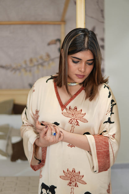 SANJH AJRAKH CO-ORD SET