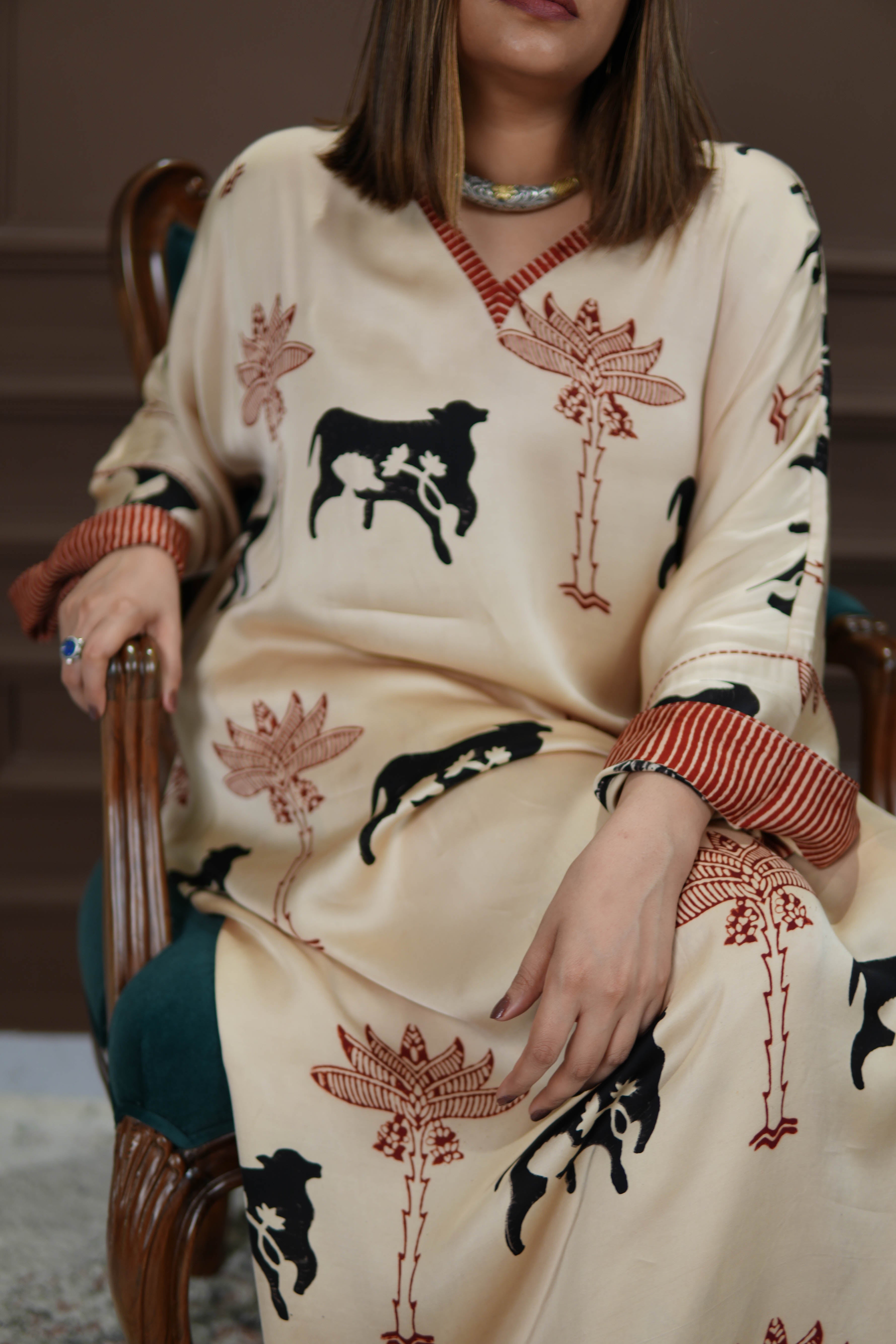 SANJH AJRAKH CO-ORD SET