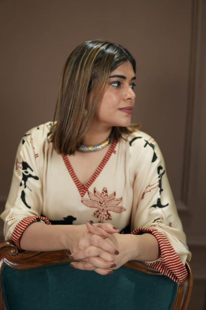 SANJH AJRAKH CO-ORD SET