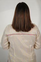 Sehaj Chanderi Silk Angrakha Tunic Set for Women