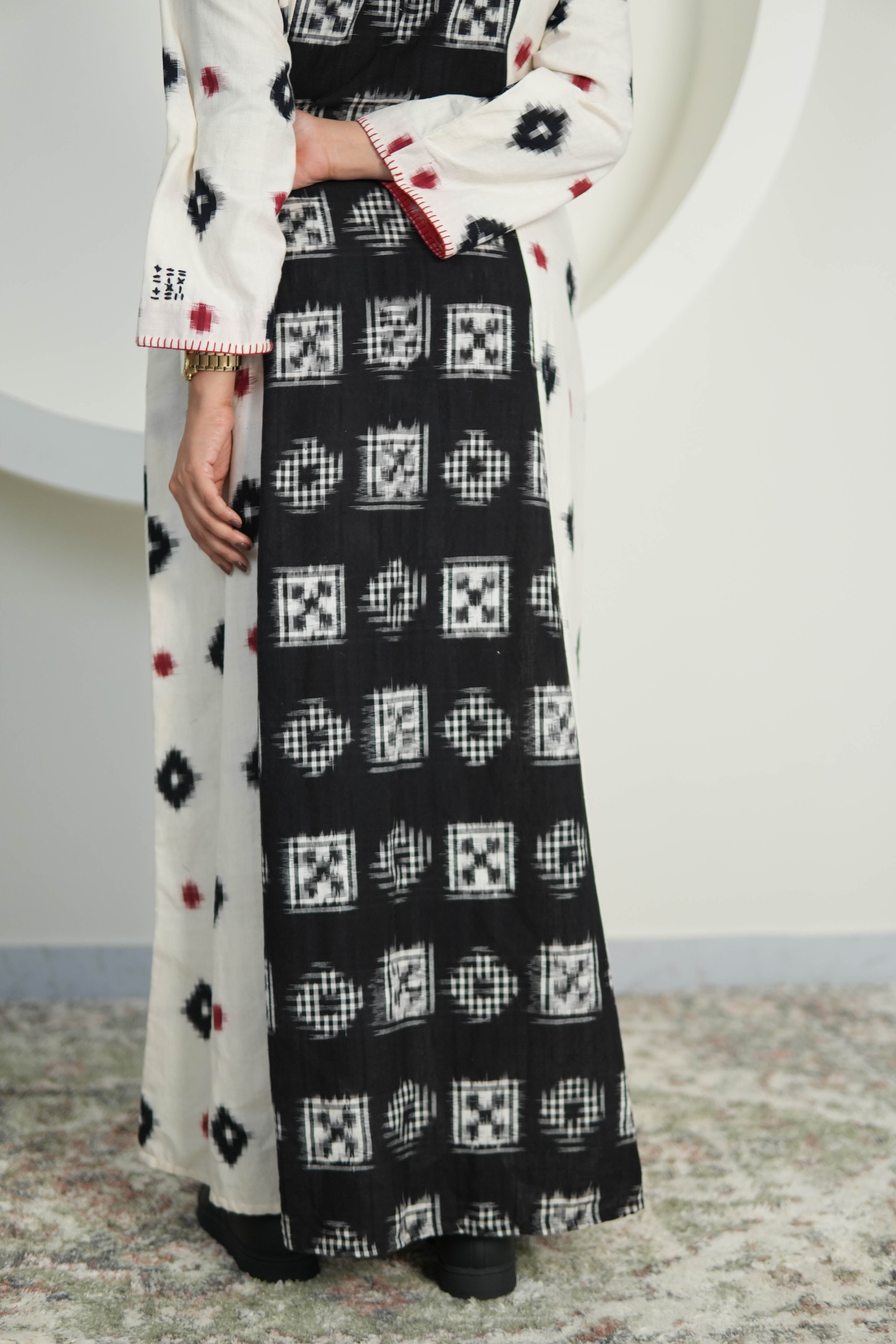 RAAGMALA IKKAT LONG DRESS