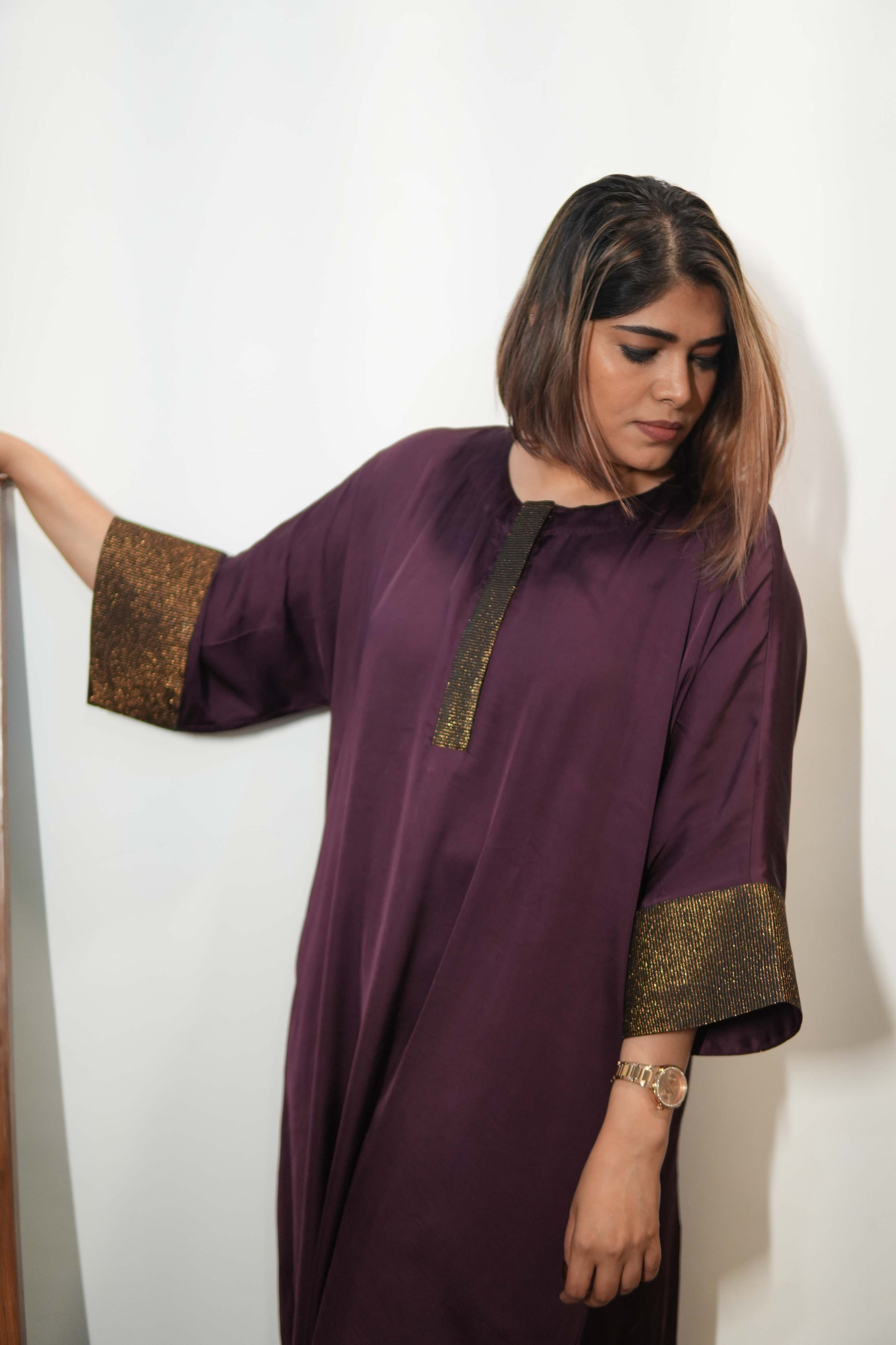 Neelima Modal Silk Kurta Set