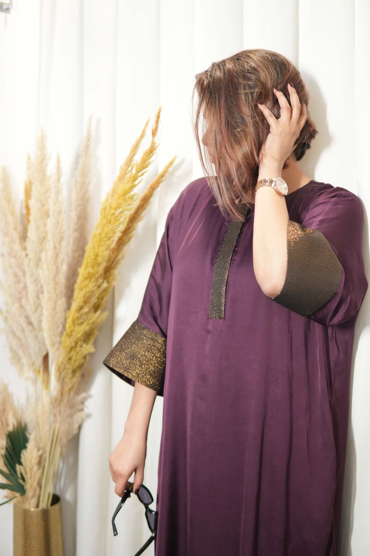 Neelima Modal Silk Kurta Set