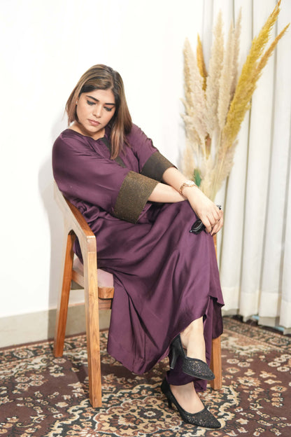 Neelima Modal Silk Kurta Set