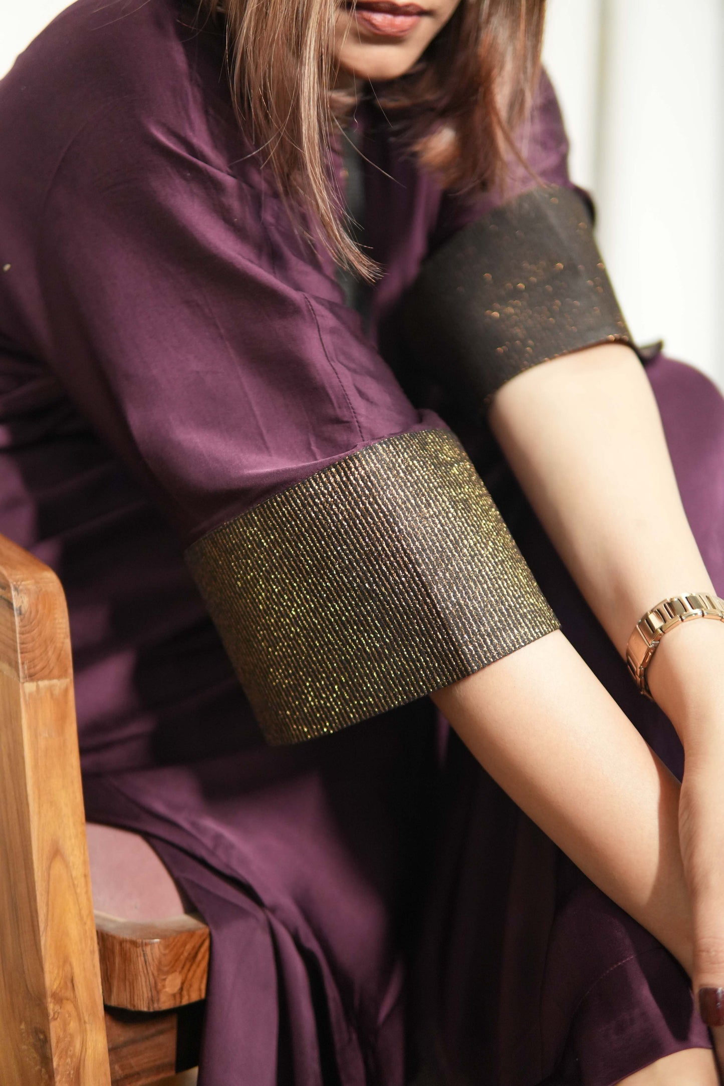 Neelima Modal Silk Kurta Set