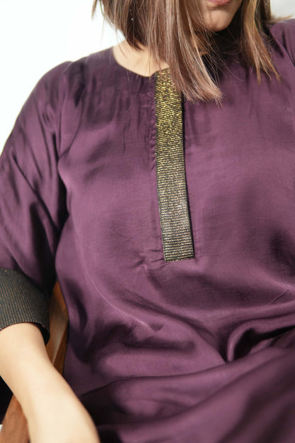 Neelima Modal Silk Kurta Set