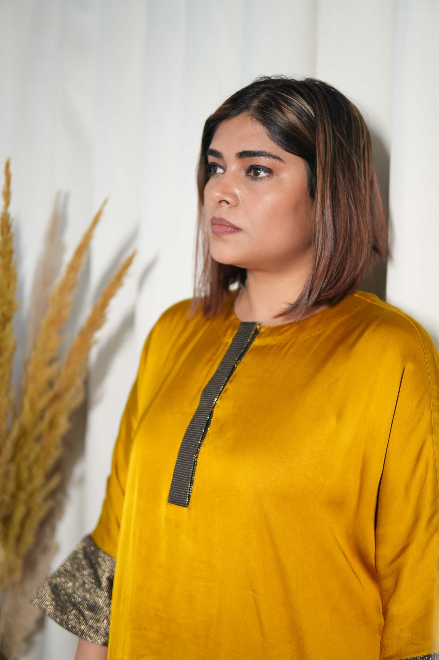 Suvarna Modal Silk Kurta Set