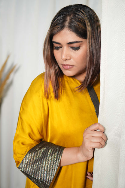 Suvarna Modal Silk Kurta Set