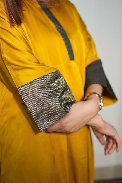 Suvarna Modal Silk Kurta Set