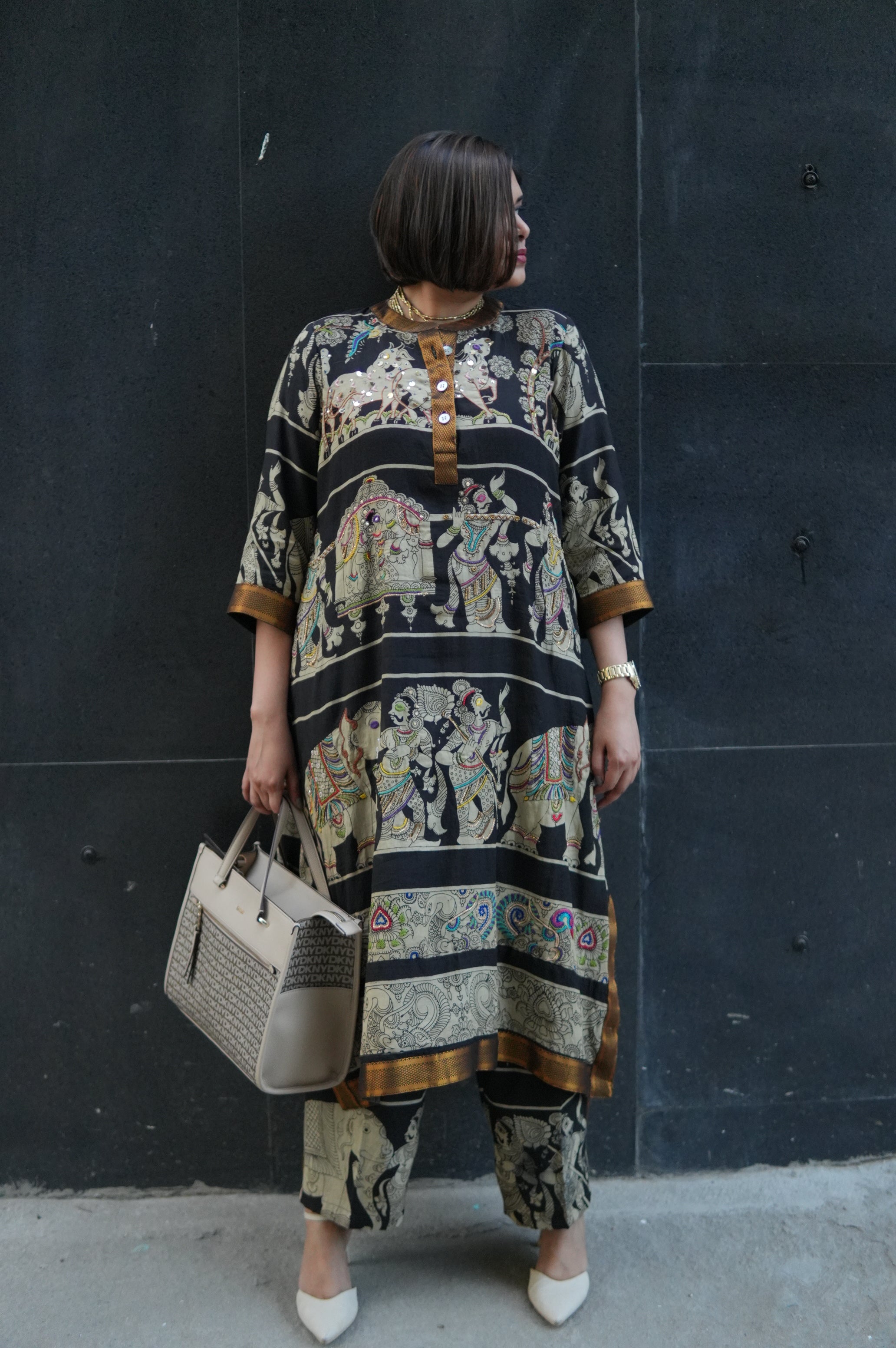 KALAM LONG KURTA WITH PANTS