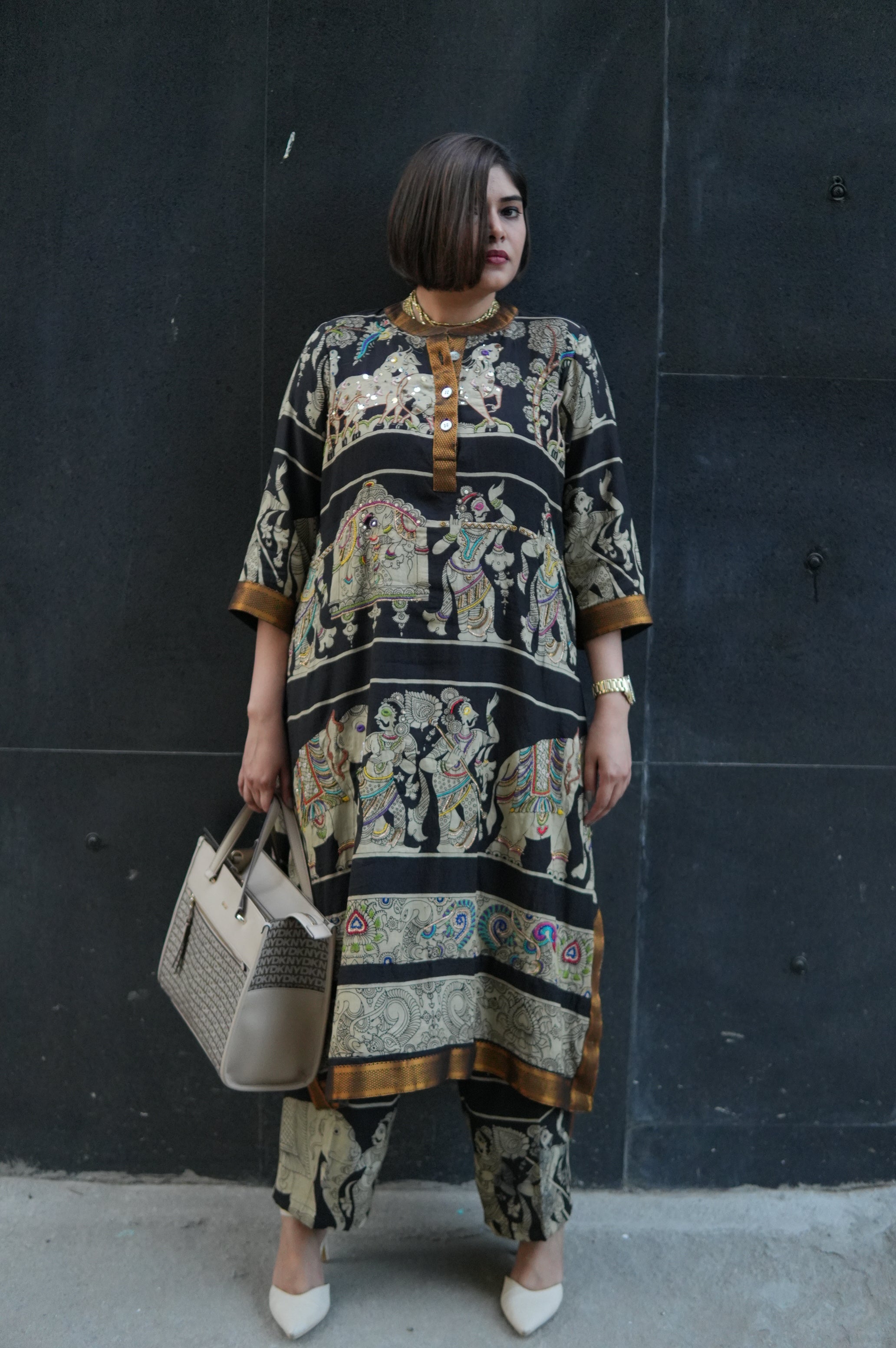 KALAM LONG KURTA WITH PANTS