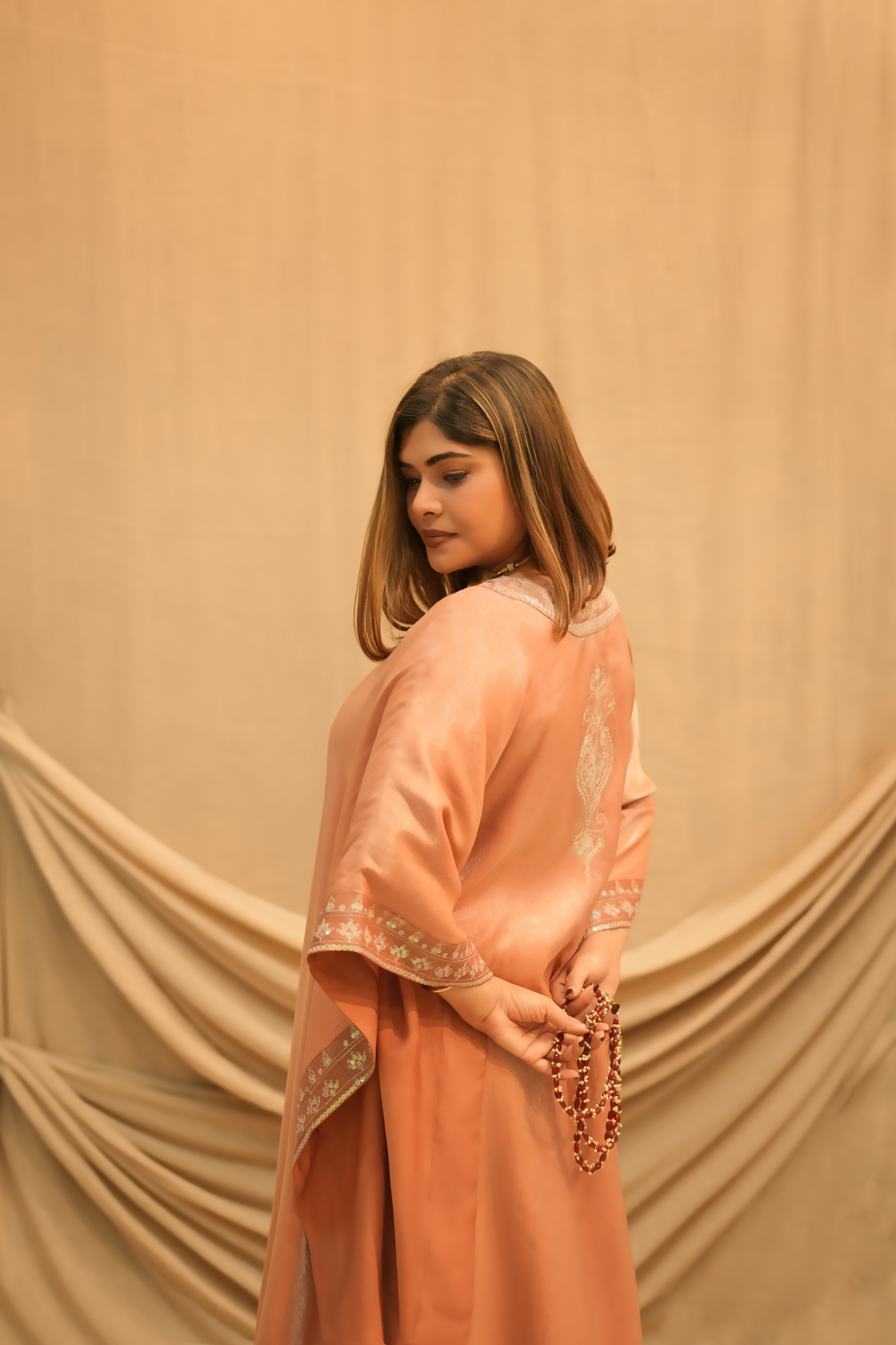Gulnaar Festive Kaftan Co-ord set