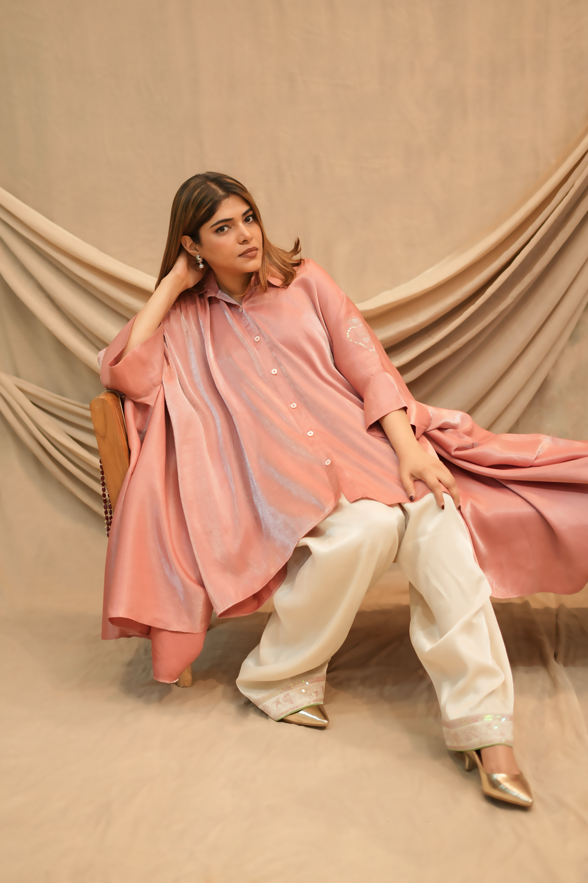 Meharbano Festive Shirt Kaftan Set – Indian Summer