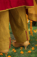 Raas Kamal Hand-Embroidered Kurta, Pants and Dupatta set