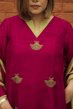 Raas Kamal Hand-Embroidered Kurta, Pants and Dupatta set