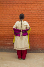 Mrigakshi Hand-Embroidered Kurta, Pants and Dupatta set