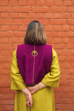 Mrinal Hand-Embroidered Kurta, Pants and Jacket set