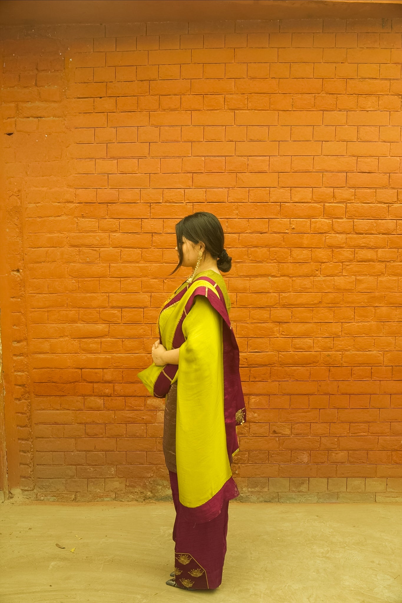 Harini Hand-Embroidered Kurta, Pants and Dupatta set
