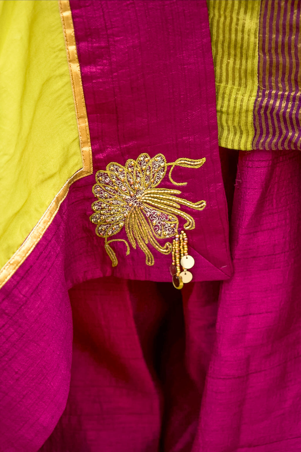 Harini Hand-Embroidered Kurta, Pants and Dupatta set