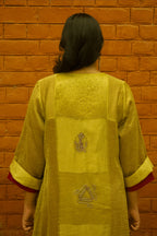 Vasantika Hand-Embroidered Kurta, Pants and Jacket set
