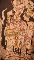 Trimurti Kalamkari Short Kurta and Pants Set