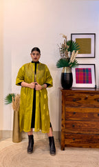Aranya Gold Chanderi Silk Overlay
