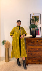 Aranya Gold Chanderi Silk Overlay