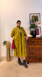 Aranya Gold Chanderi Silk Overlay