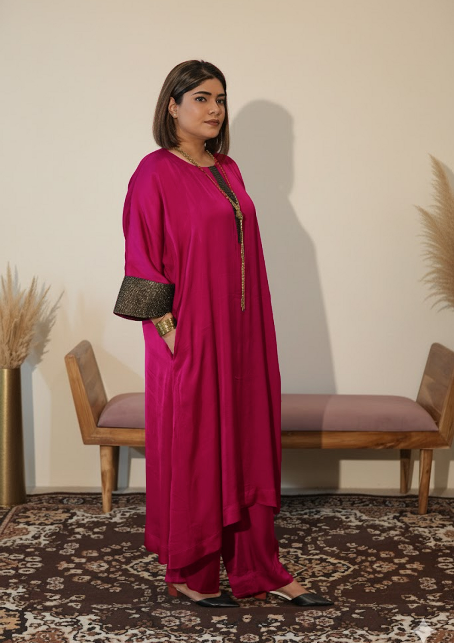 Rangika Noor Modal Silk Kurta Set